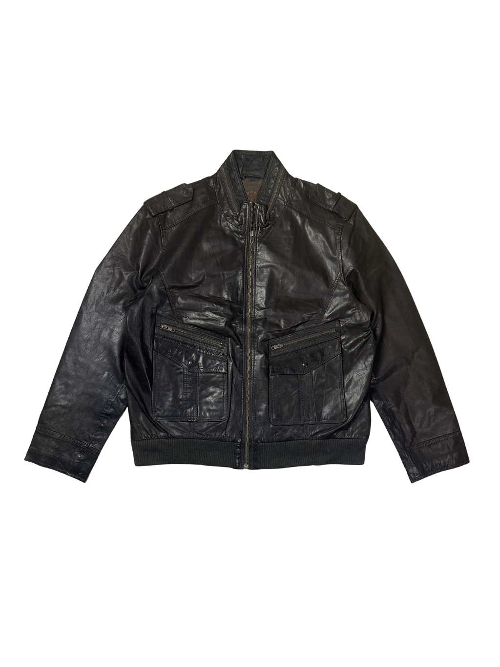 ARMA 'R.C.A.F. Legend' Dark Brown Genuine Leather Aviator Bomber Jacket