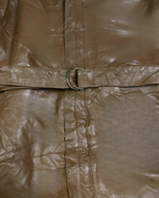 Vintage Genuine Leather Brown Coat