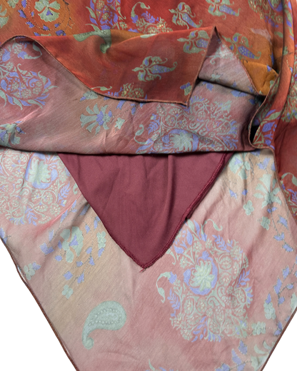 Vintage Paisley Print Skirt