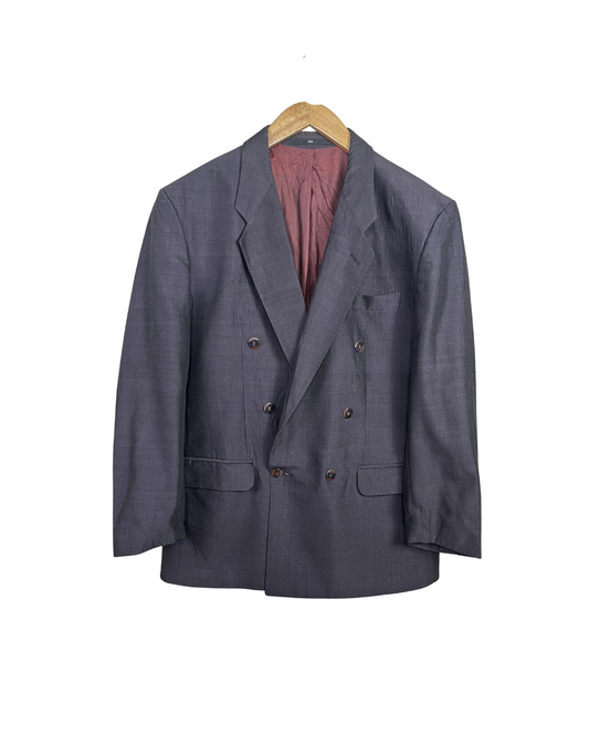 PL Creation Purple Wool Blend Blazer - Size 52