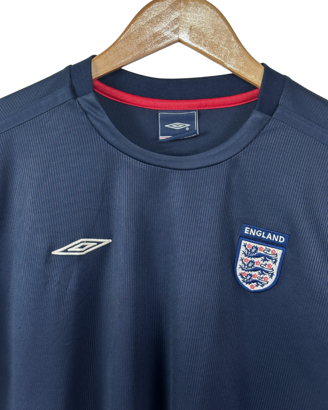 Vintage Umbro England Football Training Jersey - Large