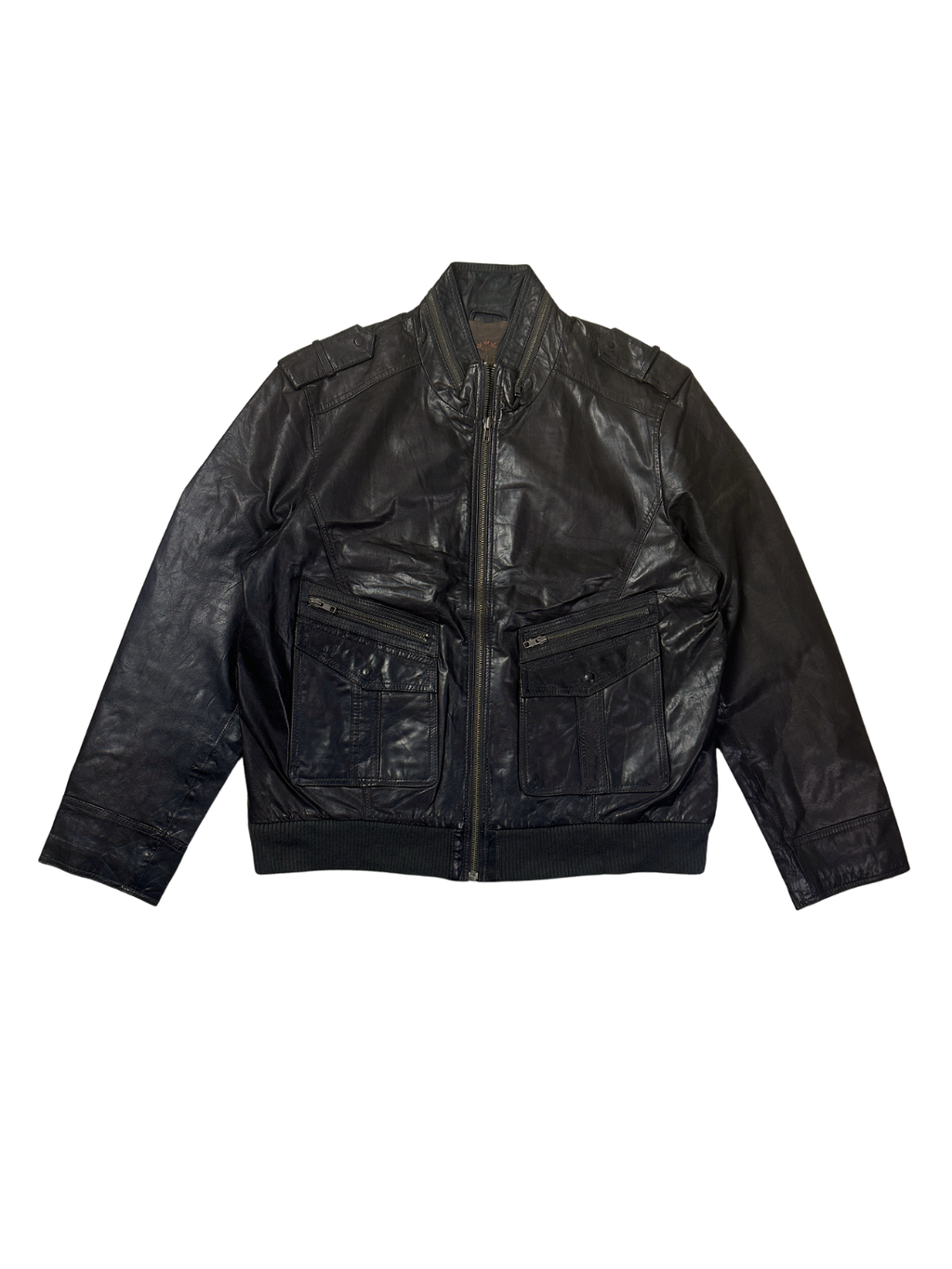 ARMA 'R.C.A.F. Legend' Dark Brown Genuine Leather Aviator Bomber Jacket