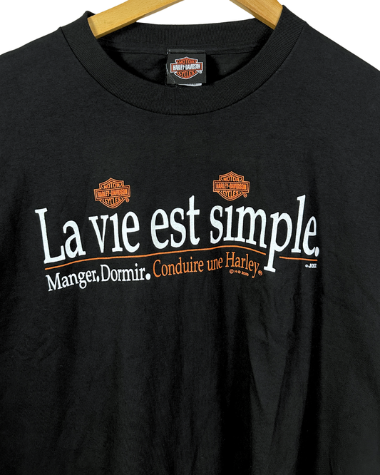 2000 Harley-Davidson Québec Shirt  Oversized 2XL