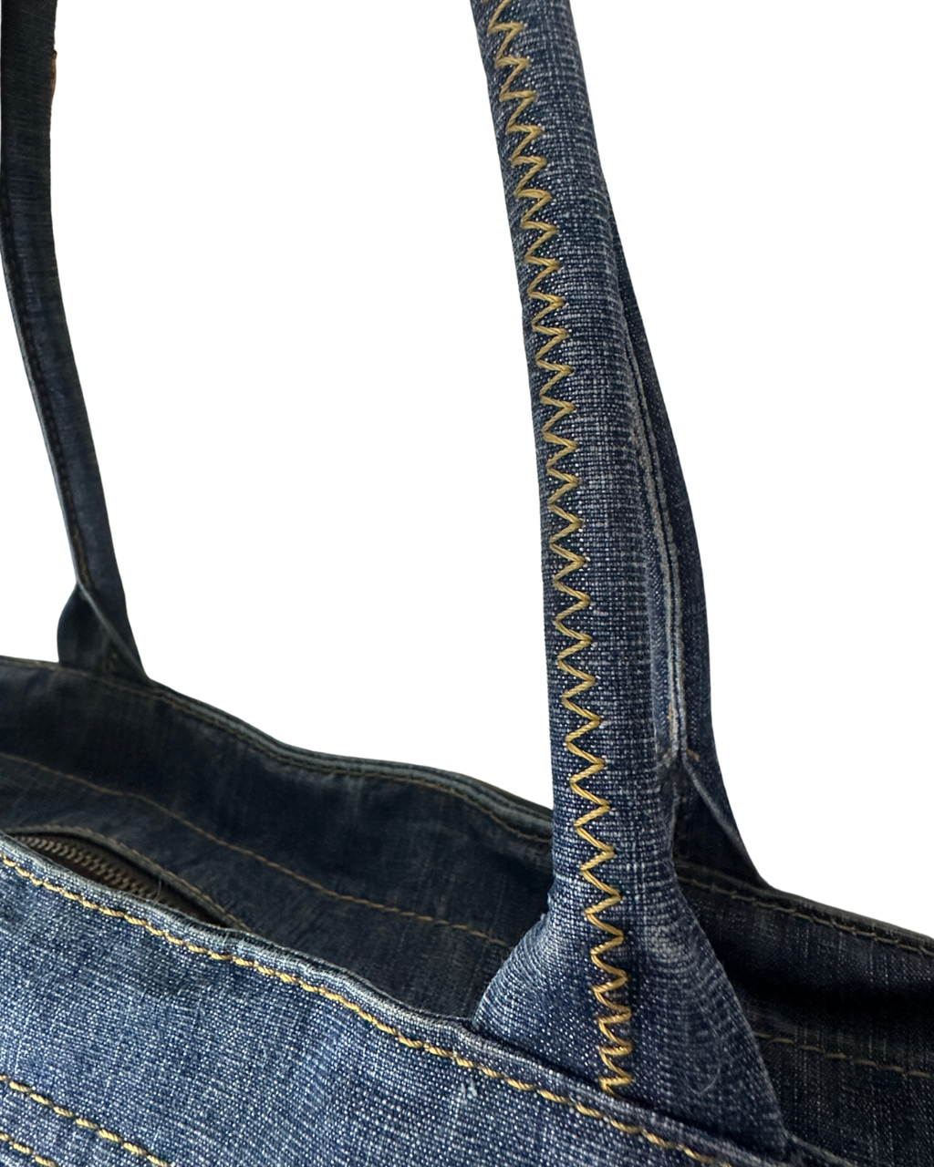Esprit Y2K Multi-Pocket Denim Shoulder Bag