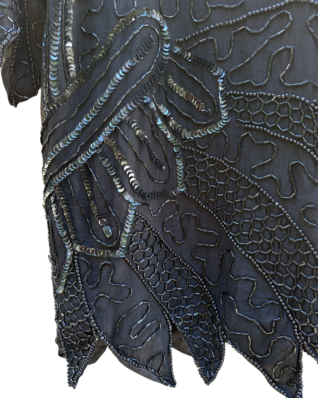 Shakti Embroidered Beaded 100% Silk Blouse