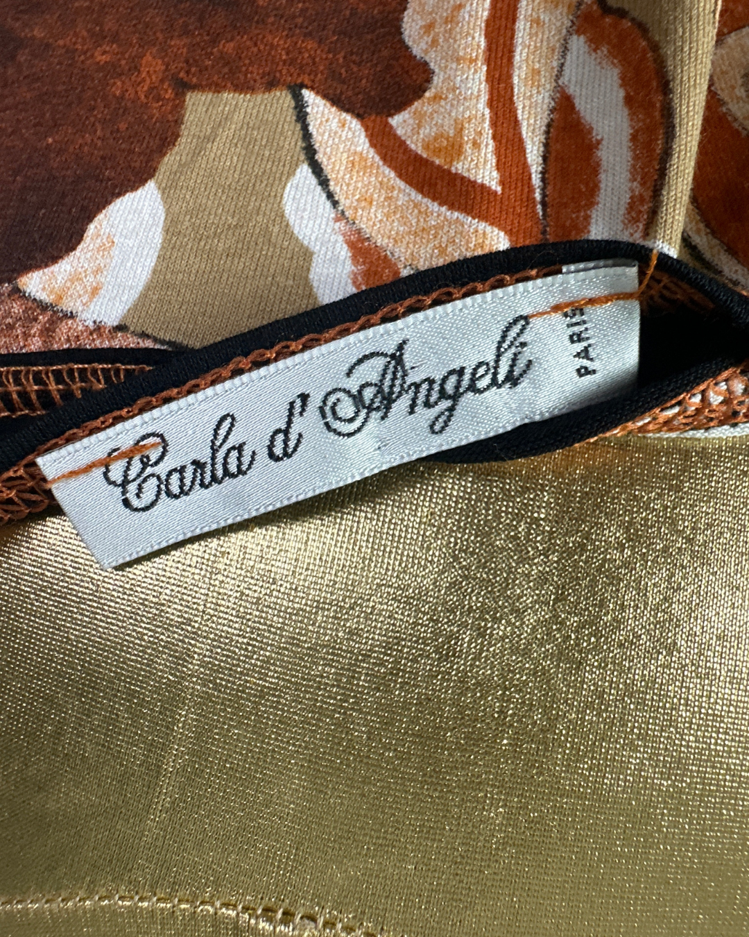 Carla d' Angel Scoop Neck Top - XL