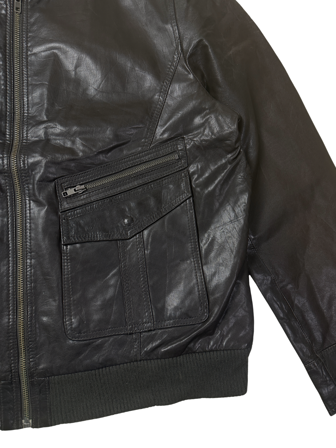 ARMA 'R.C.A.F. Legend' Dark Brown Genuine Leather Aviator Bomber Jacket