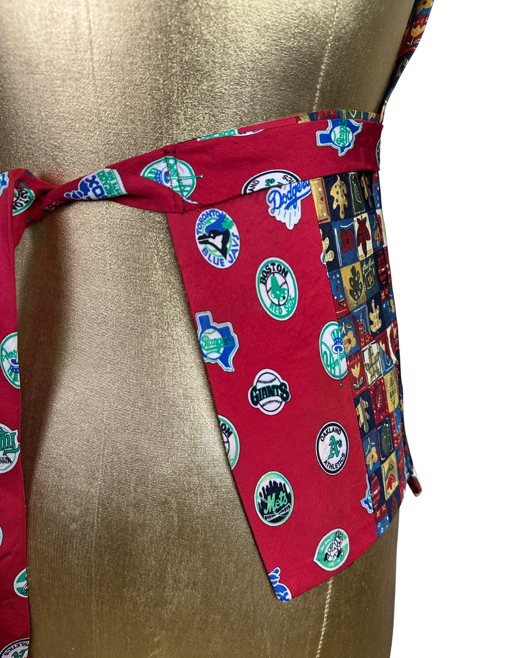 Handmade Upcycled Tie Halter Vest Top & Choker