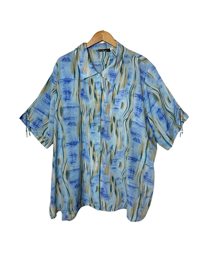 Si Belle Et Shirt with Back Button Detail - Oversized 3XL
