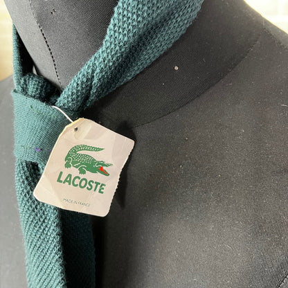 RARE Vintage Chemise Lacoste Wool Knitted Necktie 6 cm