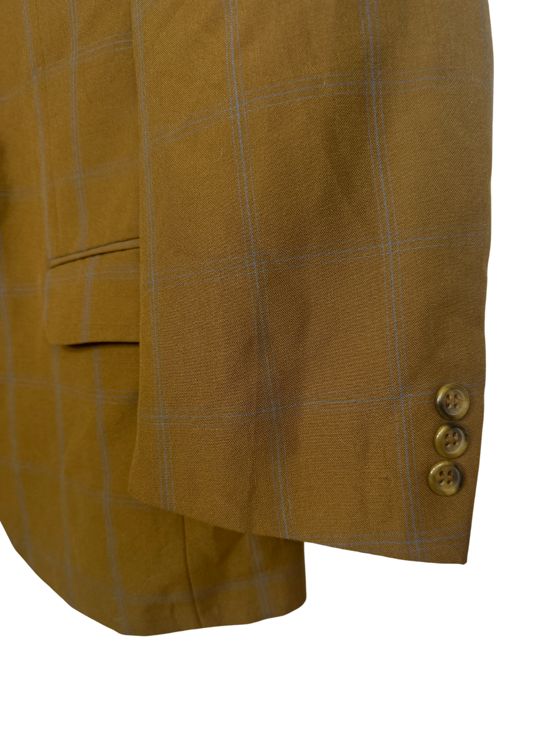 Vintage Brown Checkered Blazer - Large