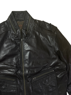 ARMA 'R.C.A.F. Legend' Dark Brown Genuine Leather Aviator Bomber Jacket