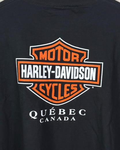 2000 Harley-Davidson Québec Shirt  Oversized 2XL