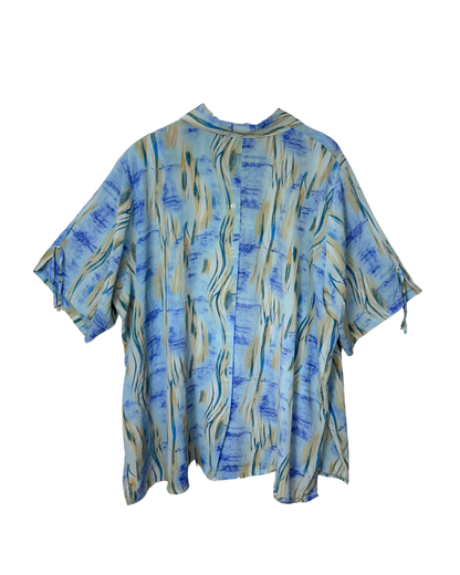 Si Belle Et Shirt with Back Button Detail - Oversized 3XL