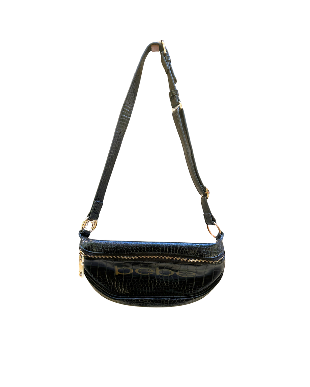 Bebe Josephine Croco Convertible Sling Belt Bag