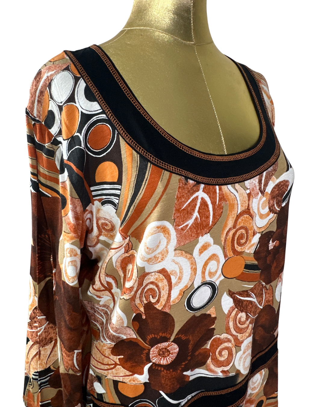 Carla d' Angel Scoop Neck Top - XL