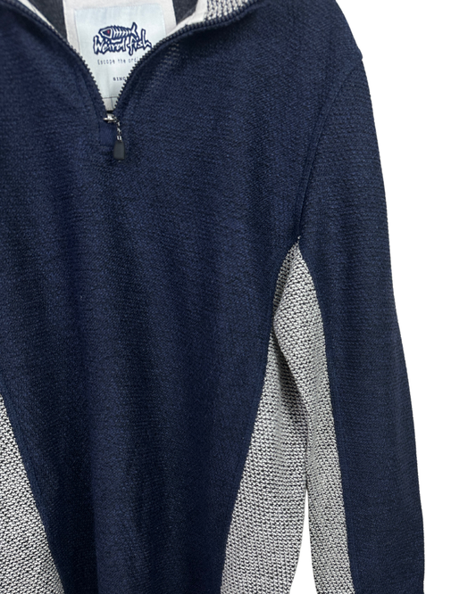 Weird Fish Quarter-Zip Sweatshirt - Medium