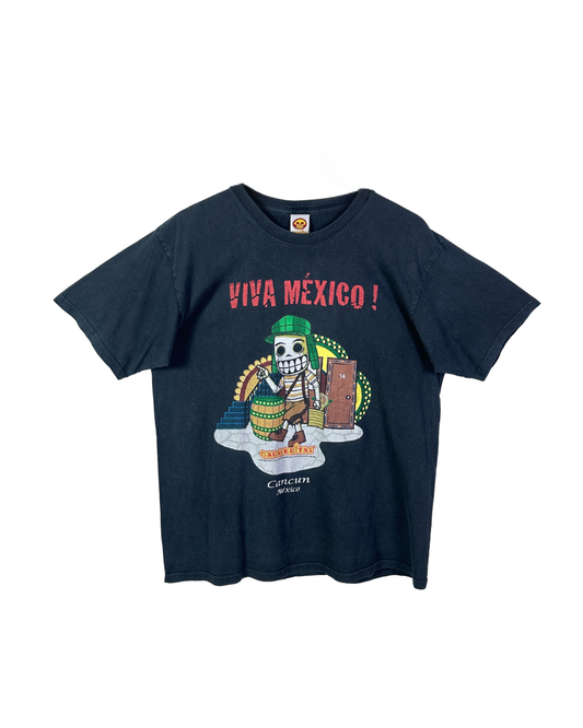 Calaveritas Viva Mexico T-Shirt Large