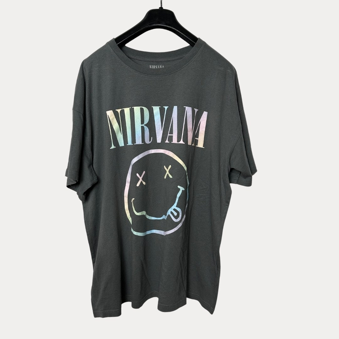 Nirvana Gray Graphic T-shirt XL