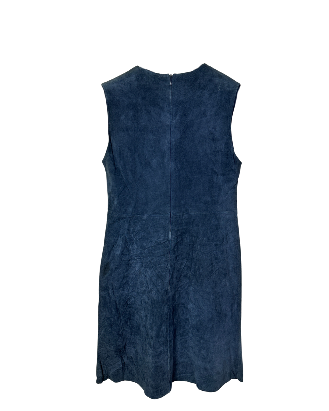 Zara Suede Embellished Shift Dress XS