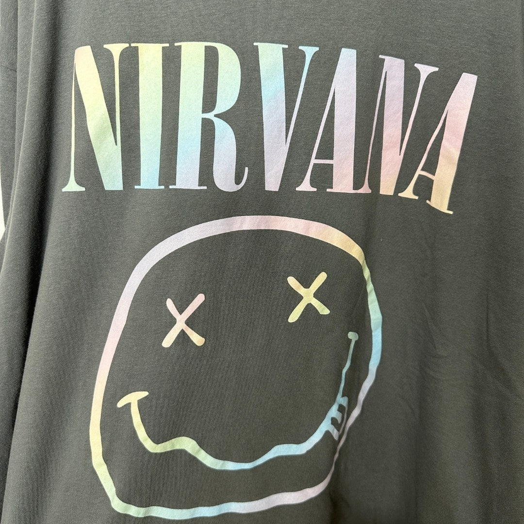Nirvana Gray Graphic T-shirt XL