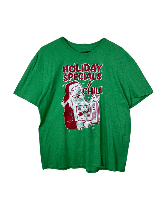 Fifthsun Christmas Santa Clause Graphic T-Shirt XL