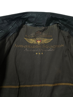 ARMA 'R.C.A.F. Legend' Dark Brown Genuine Leather Aviator Bomber Jacket