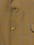 Vintage Brown Checkered Blazer - Large