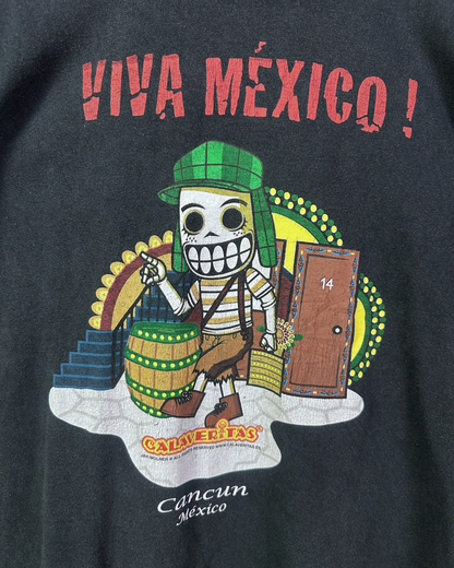 Calaveritas Viva Mexico T-Shirt Large