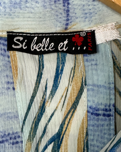 Si Belle Et Shirt with Back Button Detail - Oversized 3XL