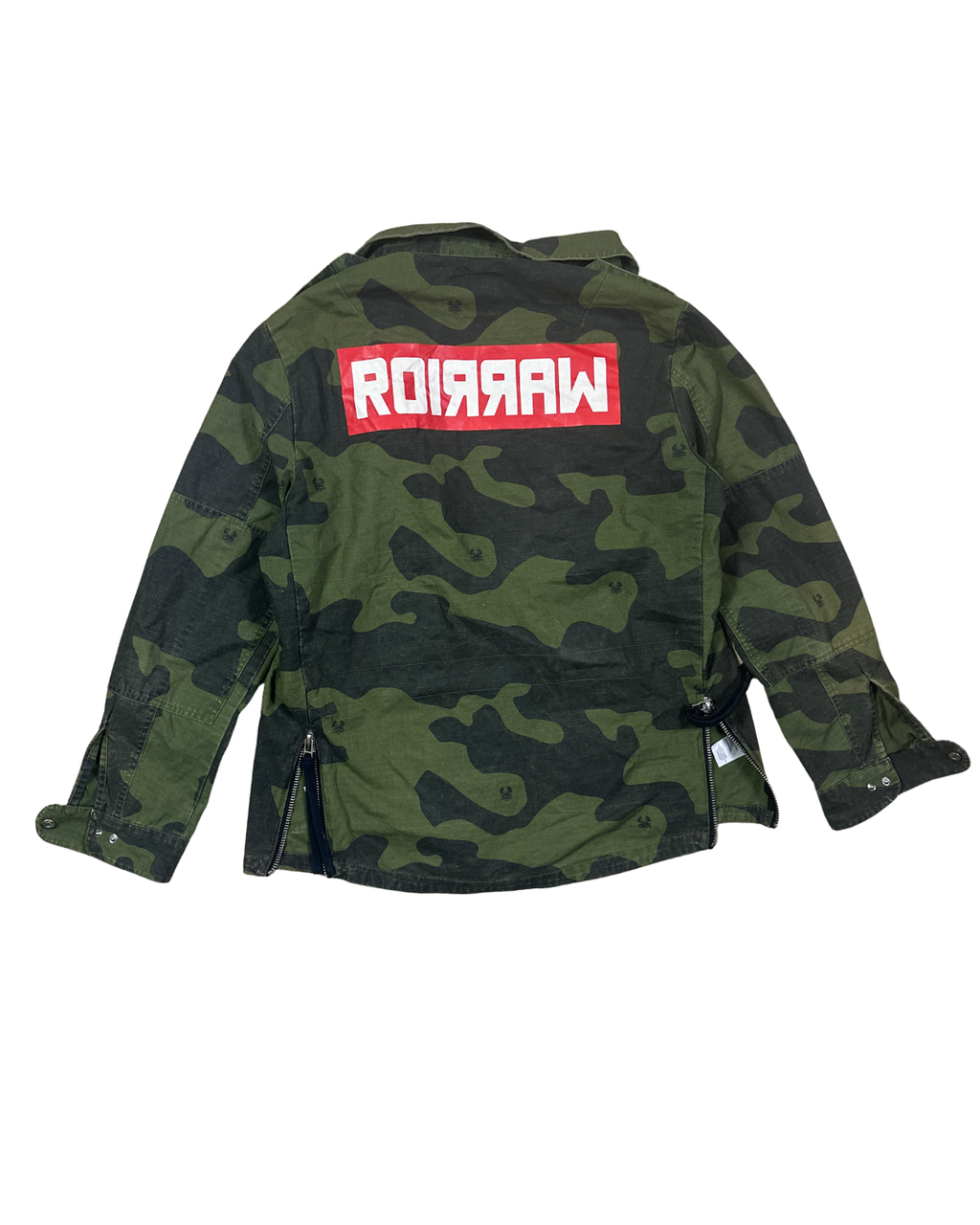 Warriors Camo Print Jacket