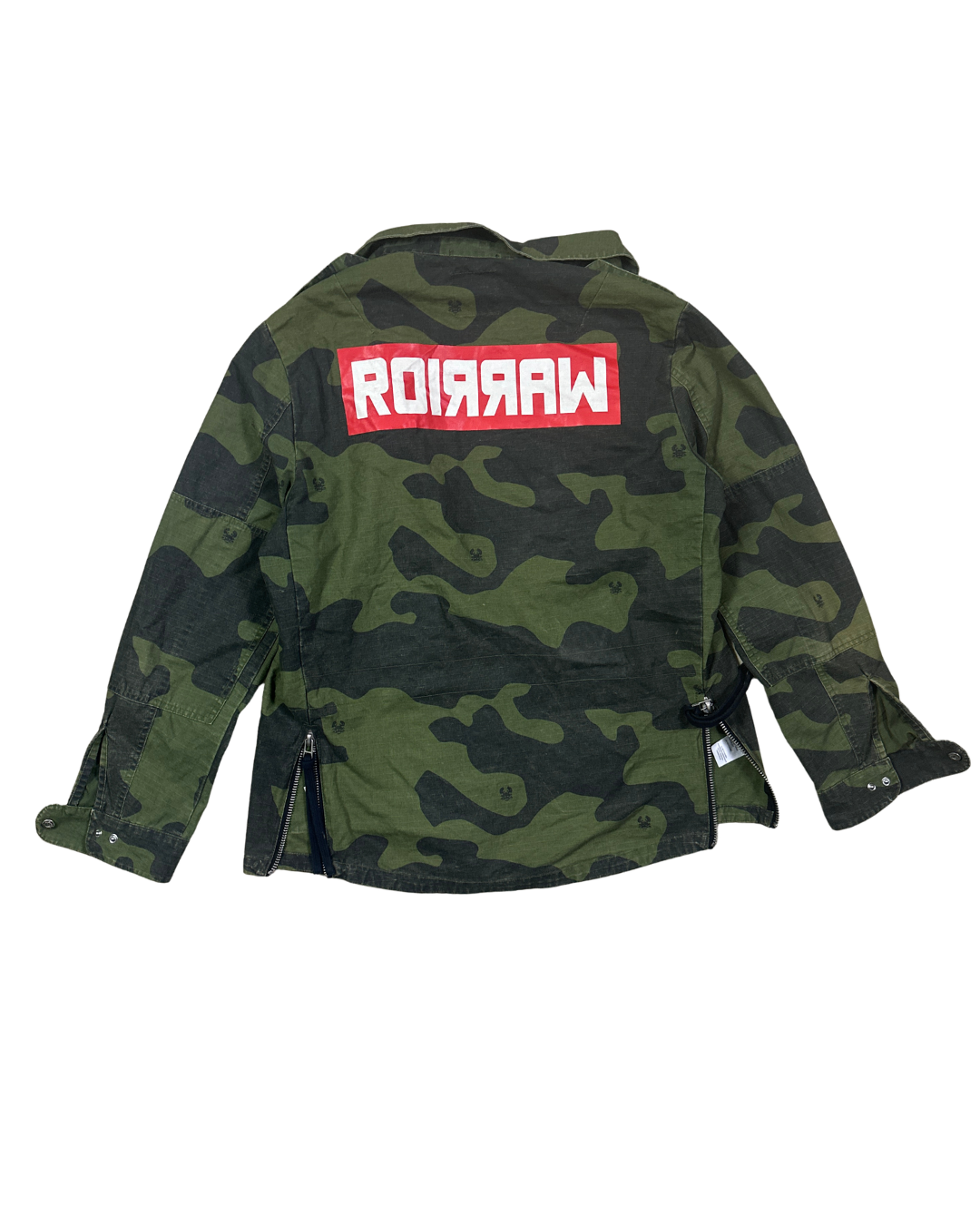 Warriors Camo Print Jacket