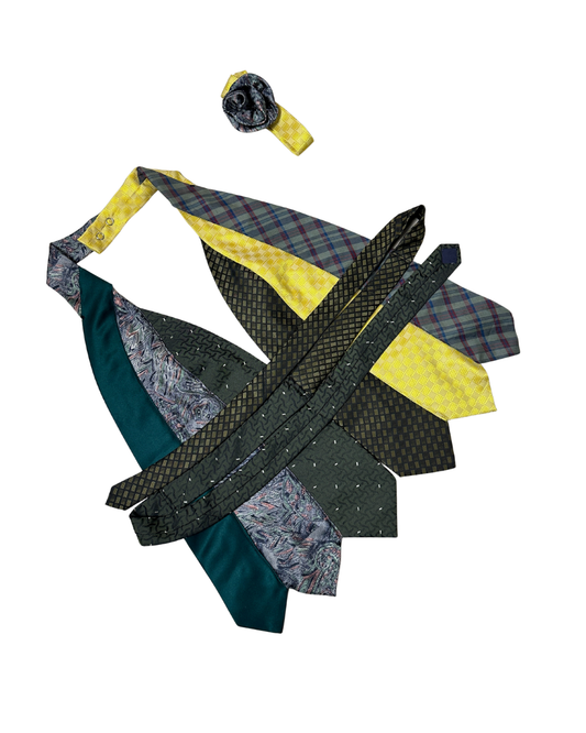 Handmade Upcycled Tie Vest Top and Choker