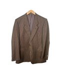 Vintage Pierre Balmain Plaid Blazer - XL