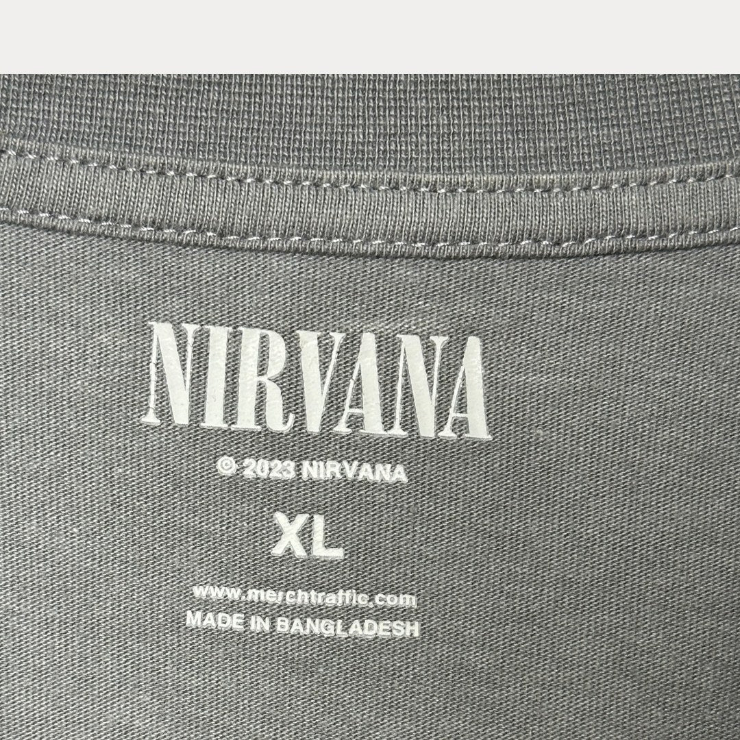 Nirvana Gray Graphic T-shirt XL