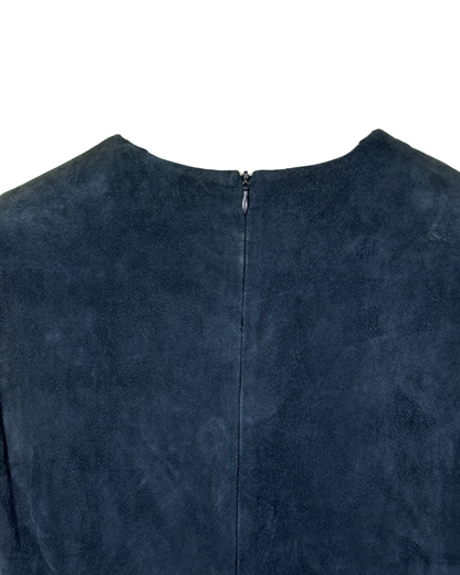 Zara Suede Embellished Shift Dress XS