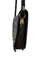 Reptile Skin Patchwork  Crossbody Bag