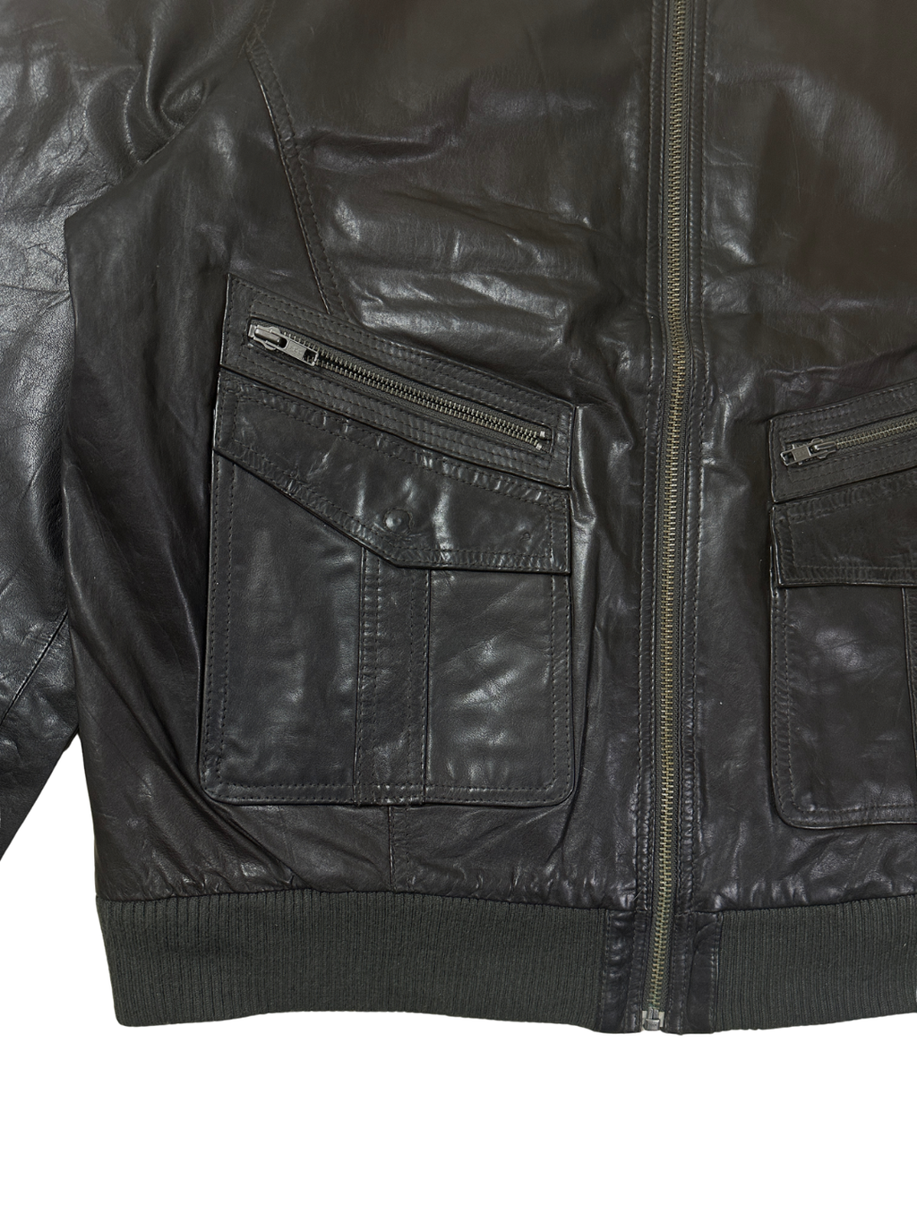ARMA 'R.C.A.F. Legend' Dark Brown Genuine Leather Aviator Bomber Jacket