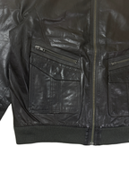 ARMA 'R.C.A.F. Legend' Dark Brown Genuine Leather Aviator Bomber Jacket