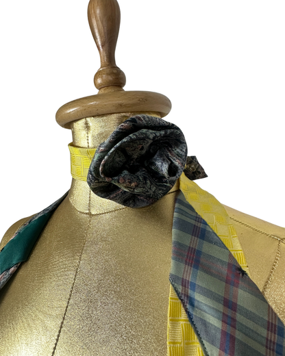 Handmade Upcycled Tie Vest Top and Choker