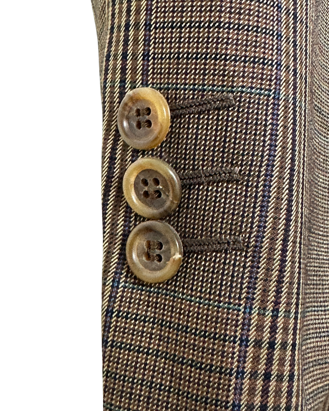 Vintage Pierre Balmain Plaid Blazer - XL