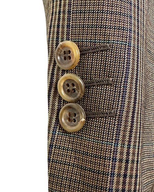 Vintage Pierre Balmain Plaid Blazer - XL