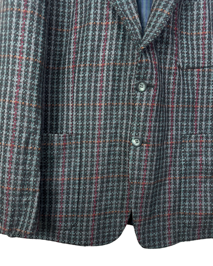 Vintage Facis Pure Virgin Woo lCheckered Blazer