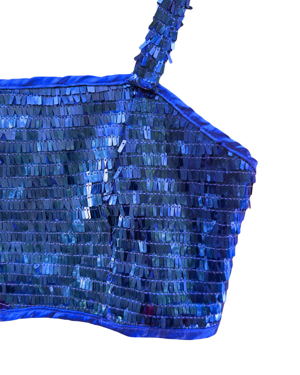Boohoo Sequinned Crop Top