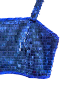 Boohoo Sequinned Crop Top