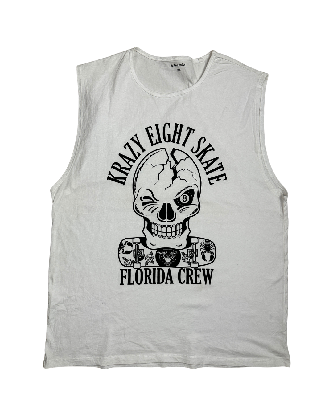 Krazy Eight Skate Tank Top Large