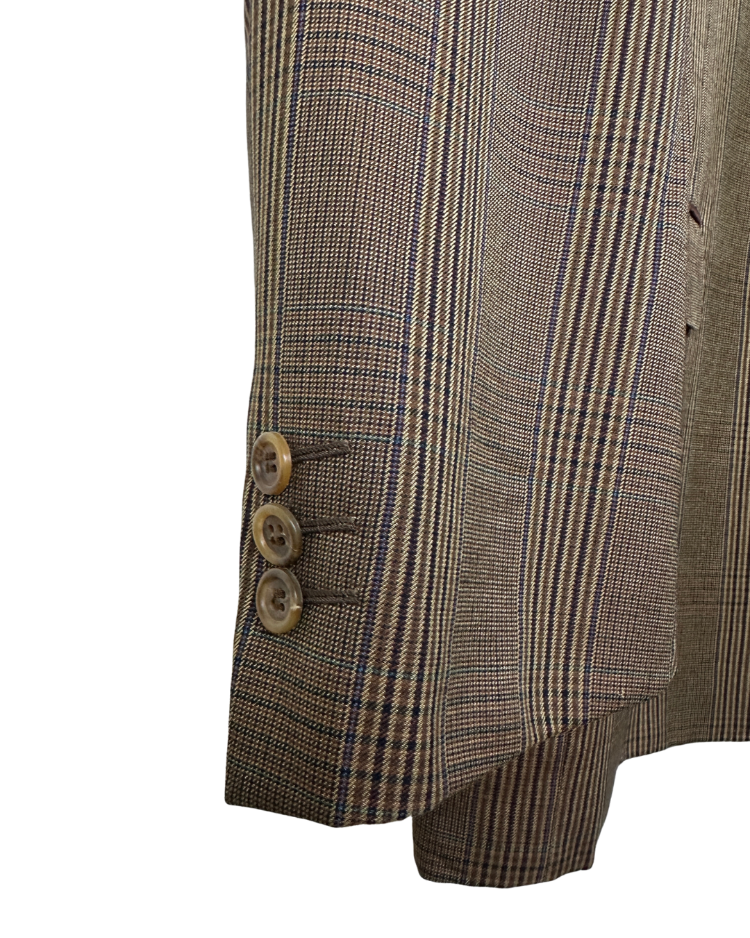 Vintage Pierre Balmain Plaid Blazer - XL
