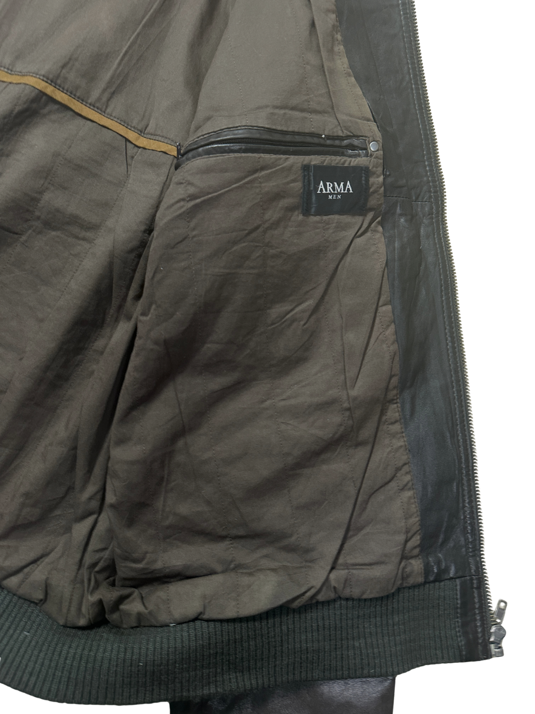 ARMA 'R.C.A.F. Legend' Dark Brown Genuine Leather Aviator Bomber Jacket