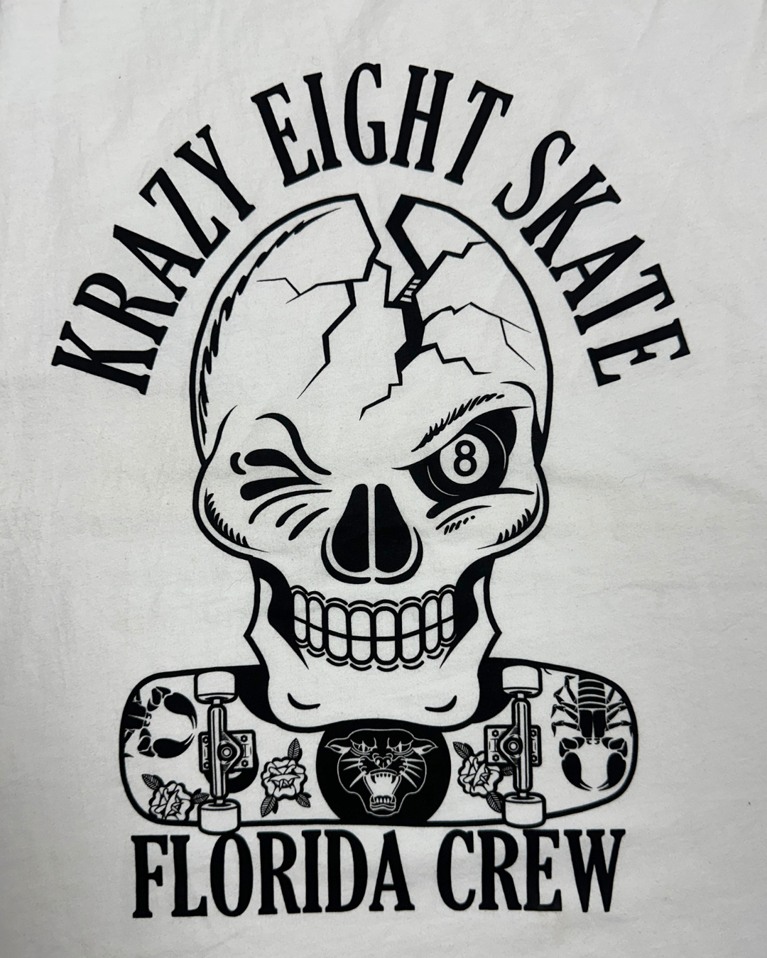 Krazy Eight Skate Tank Top Large