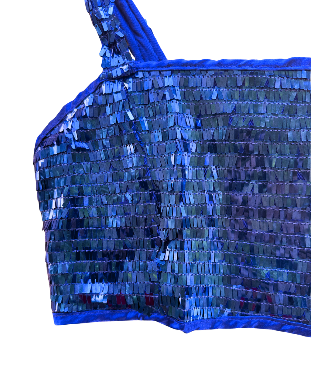 Boohoo Sequinned Crop Top
